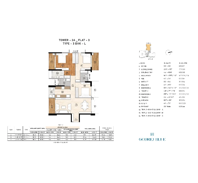 Godrej Blue Floor Plan